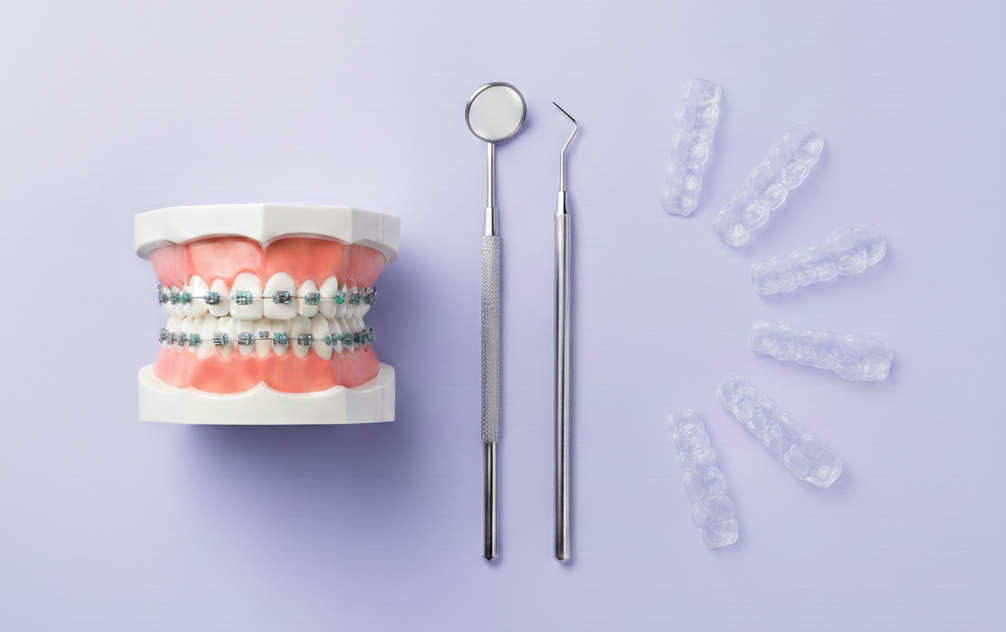 التقويم الشفاف أم المعدني